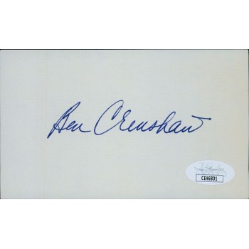 Ben Crenshaw PGA Golfer Signed 3x5 Index Card JSA Authenticated