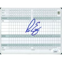 RW Eaks PGA Golfer Signed Sonoma Golf Club Scorecard JSA Authenticated