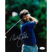 Nick Faldo PGA Golfer Signed 8x10 Glossy Photo JSA Authenticated