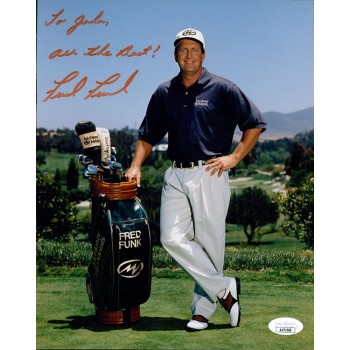 Fred Funk PGA Golfer Signed 8x10 Glossy Photo JSA Authenticated