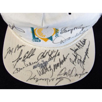 GTE West Classic Signed Hat by 19 Golfers Gary Player Lee JSA Authenticated