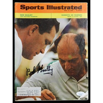 Bob Goalby Golfer Signed April Sports Illustrated Magazine JSA Authenticated