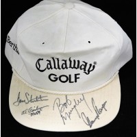Golf Stars Gary Player, Dave Stockton, x4 Signed Hat JSA Authenticated