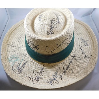 Greg Norman, Ed Dougherty, Billy Mayfair, +1 Signed Hat JSA Authenticated