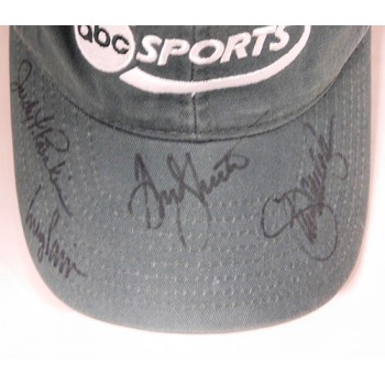 Corey Pavin, Judy Rankin, +2 ABC Sports Signed Hat JSA Authenticated