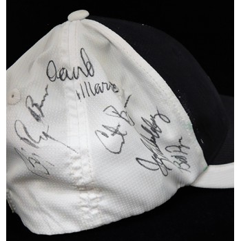 John Mahaffey, Billy Ray Brown, Curt Byrum Signed Golf Hat JSA Authenticated