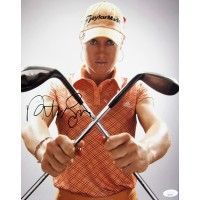 Natalie Gulbis LPGA Golfer Signed 11x14 Glossy Photo JSA Authenticated