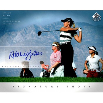 Natalie Gulbis Signed 2004 SP Signature Shots 8x10 Stock Photo UDA Authenticated