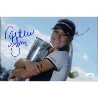 Natalie Gulbis LPGA Golfer Signed 8x12 Glossy Photo JSA Authenticated