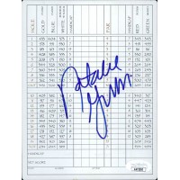 Natalie Gulbis LPGA Golfer Signed The Ridge Golf Club Scorecard JSA Authentic