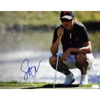 Sophie Gustafson LPGA Golfer Signed 11x14 Glossy Photo JSA Authenticated