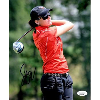 Sophie Gustafson LPGA Golfer Signed 8x10 Glossy Photo JSA Authenticated