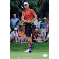Sophie Gustafson LPGA Golfer Signed 8x12 Glossy Photo JSA Authenticated