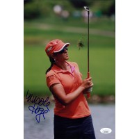 Nicole Hage LPGA Golfer Signed 8x12 Glossy Photo JSA Authenticated
