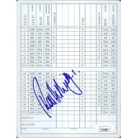 Rachel Hetherington LPGA Golfer Signed The Ridge Golf Club Scorecard JSA Authen