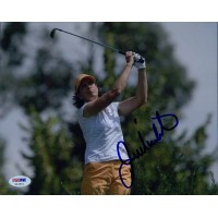 Juli Inkster LPGA Golfer Signed 8x10 Matte Photo PSA Authenticated