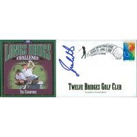Juli Inkster LPGA Signed Longs Drugs Challenge Envelope JSA Authenticated Juli Inkster LPGA Signed Longs Drugs Challenge Envelope JSA Authenticated