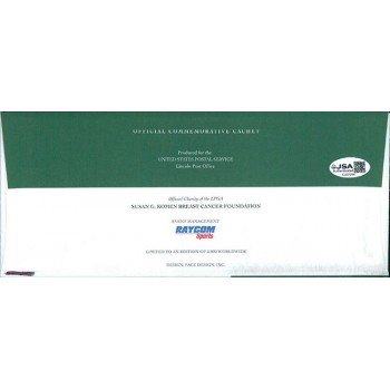 Juli Inkster LPGA Signed Longs Drugs Challenge Envelope JSA Authenticated