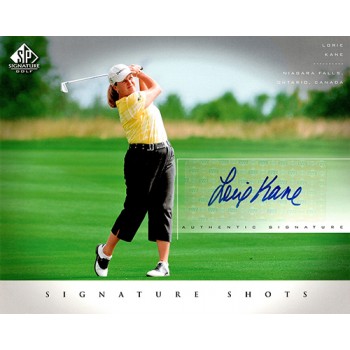 Lorie Kane Signed 2004 SP Signature Shots 8x10 Photo UDA Authenticated
