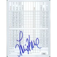 Lorie Kane LPGA Golfer Signed The Ridge Golf Club Scorecard JSA Authenticated