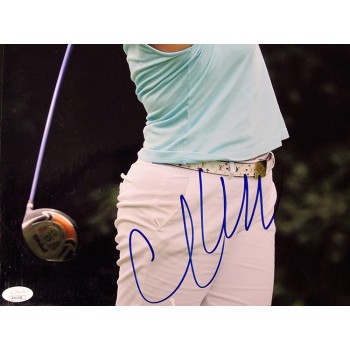 Cristie Kerr LPGA Golfer Signed 12x18 Glossy Photo JSA Authenticated