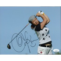 Christina Kim LPGA Golfer Signed 8x10 Glossy Photo JSA Authenticated
