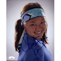 Christina Kim LPGA Golfer Signed 8x10 Glossy Photo JSA Authenticated