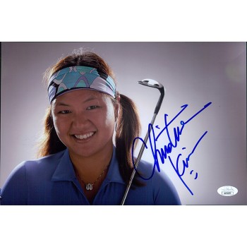 Christina Kim LPGA Golfer Signed 8x12 Glossy Photo JSA Authenticated