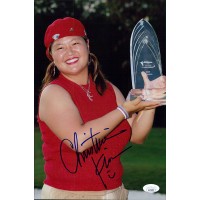 Christina Kim LPGA Golfer Signed 8x12 Glossy Photo JSA Authenticated