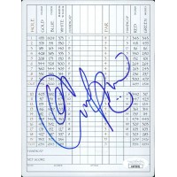 Christina Kim LPGA Golfer Signed The Ridge Golf Club Scorecard JSA Authenticated