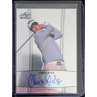 Chris Kirk Signed 2011 Leaf Gold Metal Golf Card #BA-CK1