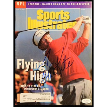 Tom Kite Golfer Signed June 1992 Sports Illustrated Magazine JSA Authenticated