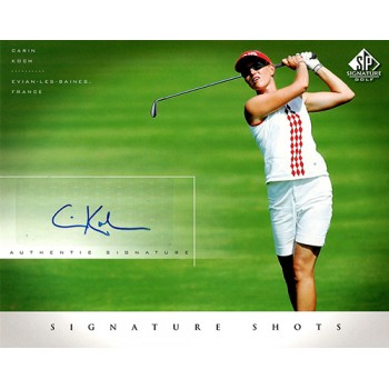 Carin Koch Signed 2004 SP Signature Shots 8x10 Stock Photo UDA Authenticated