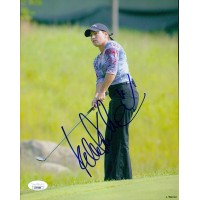Kelli Kuehne LPGA Golfer Signed 8x10 Glossy Photo JSA Authenticated