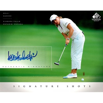 Kelli Kuehne Signed 2004 SP Signature Shots 8x10 Stock Photo UDA Authenticated