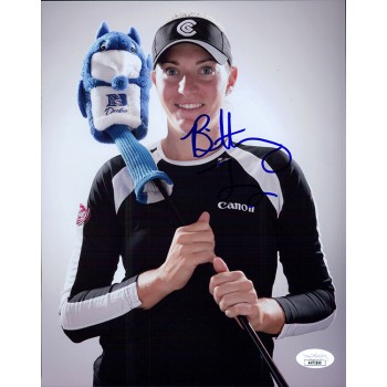 Brittany Lang LPGA Golfer Signed 8x10 Glossy Photo JSA Authenticated