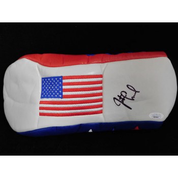 Justin Leonard PGA Signed USA Golf Head Cover JSA Authenticated