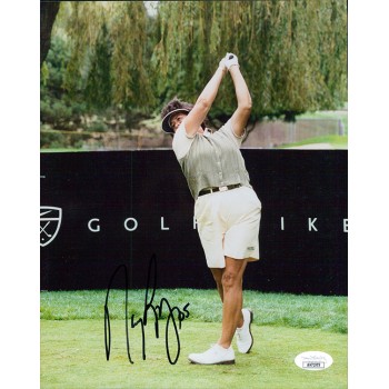 Nancy Lopez LPGA Golfer Signed 8x10 Glossy Photo JSA Authenticated