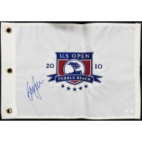 Graeme McDowell Golfer Signed 2010 U.S. Open Golf Pin Flag JSA Authenticated