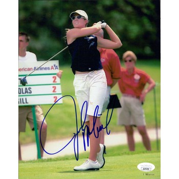 Jill McGill LPGA Golfer Signed 8x10 Glossy Photo JSA Authenticated