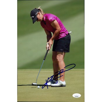 Kristy McPherson LPGA Golfer Signed 8x12 Glossy Photo JSA Authenticated