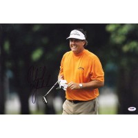 Phil Mickelson PGA Golfer Signed 12x18 Glossy Photo PSA Authenticated No Card