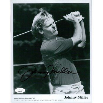 Johnny Miller PGA Golfer Signed 8x10 Glossy Photo JSA Authenticated