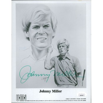 Johnny Miller PGA Golfer Signed 7.5x9.75 Glossy Photo JSA Authenticated