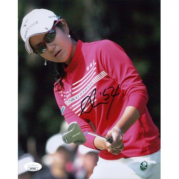 Ai Miyazato LPGA Golfer Signed 8x10 Matte Photo JSA Authenticated