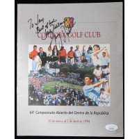 Gary And Jack Nicklaus Jr. Signed Cordoba Golf Club Program JSA Authenticated