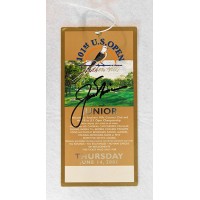 Jack Nicklaus Signed 2001 101st US Open Southern Hills Ticket JSA Authenticated