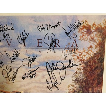 Nissan Open Field Signed 19.5x25.5 Poster by 29 Golfers Palmer JSA Authenticated