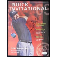 Jose Maria Olazaba PGA Golfer Signed Buick Invitational Guide JSA Authenticated
