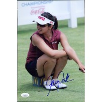 Jane Park LPGA Golfer Signed 8x12 Glossy Photo JSA Authenticated